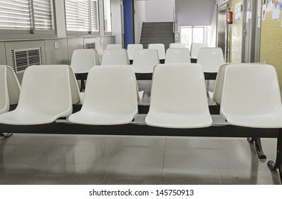 Waiting Room Of A Private Medical Center, Construction And Architecture