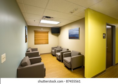 Waiting Room/Patient Waiting Room/Office-medical Waiting Room- Artwork On The Walls Is My Landscapes.