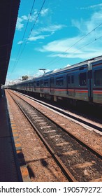 waiting for the train