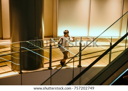 Waiting young man