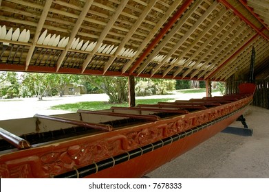 Waka - Maori War Canoe