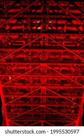 Wakato Ohashi, a unique red bridge in Kitakyushu
