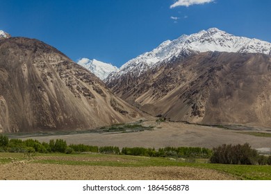 Wakhan Valley Between Tajikistan And Afghanistan