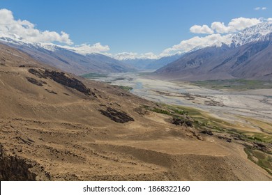 Wakhan Valley Between Tajikistan And Afghanistan