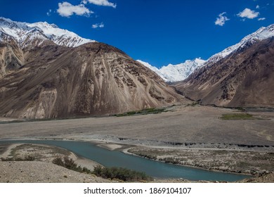 Wakhan Valley Between Tajikistan And Afghanistan