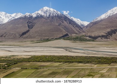 Wakhan Valley Between Tajikistan And Afghanistan