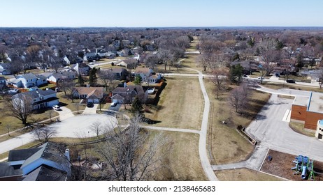 Waking Path, Bike Path, Aerial Photo Bike Path