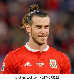 Wales V Ireland, Cardiff City Stadium, 6/9/18: Wales And Real Madrid Star, Gareth Bale, Before The Match