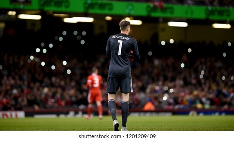 Wales V Spain, International Football Friendly, National Stadium Of Wales, 11/10/18: Wales' Wayne Hennessey