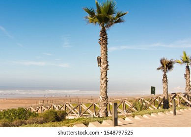 Walk Along The Coast Of The Atlantic Ocean, Casablanca, Morocco