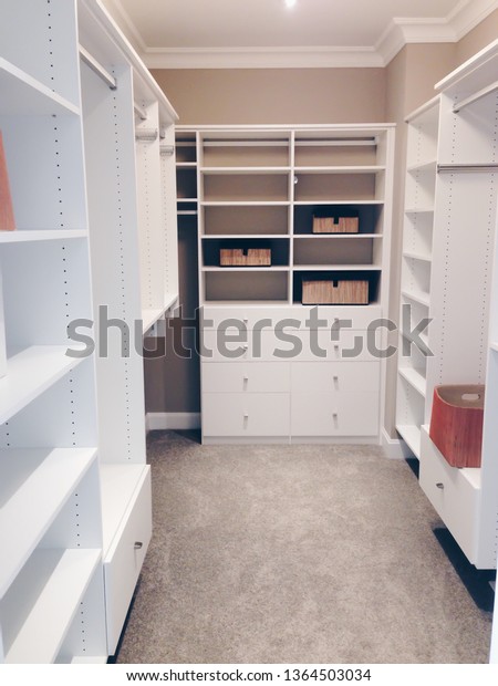 Walk Closet Organizer Stock Photo Edit Now 1364503034