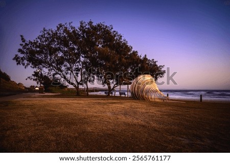 Similar – Image, Stock Photo rocky beach section with hotel facilities panorama on the coast of Benalmádena, in Andalusia, Spain