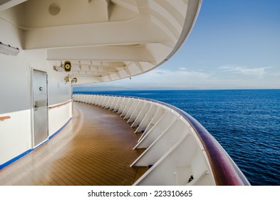 Walk Way Around Cruise Deck