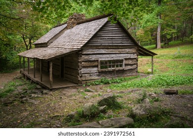 Walker Sisters Cabin at Great Smoky Mountains National Park in North Carolina