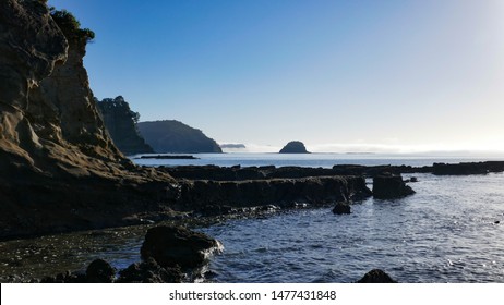 Walking Along The Beach On The Te Araroa