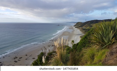 Walking Along The Beach On The Te Araroa