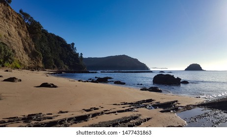 Walking Along The Beach On The Te Araroa