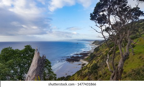 Walking Along The Beach On The Te Araroa