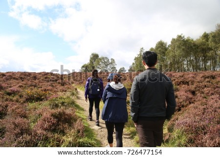 walking altogether