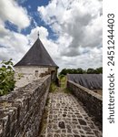 Walking around the fort of Montreuil Sur Mer, in France