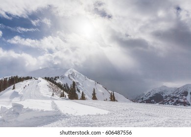 Walking Up To The Aspen Highlands Bowl