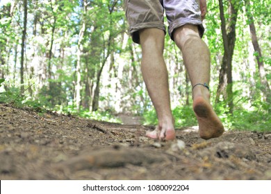 Walking Barefoot Through The Forest