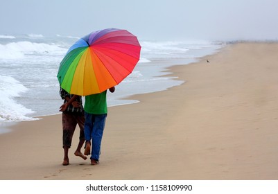 Walking to the beach