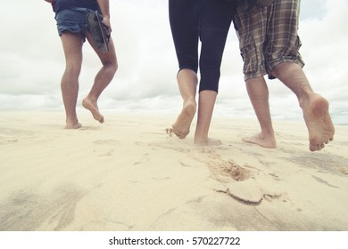 Walking beach