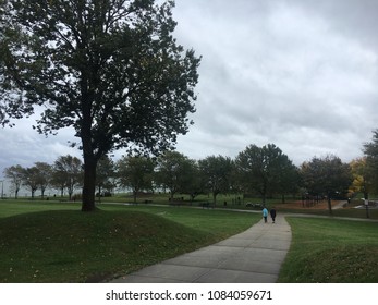 Walking In Castle Island Boston