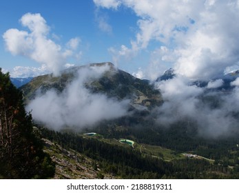 Walking In Fiemme Valley, Trentino Alto Adige, Italy