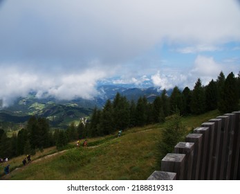 Walking In Fiemme Valley, Trentino Alto Adige, Italy