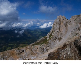 Walking In Fiemme Valley, Trentino Alto Adige, Italy