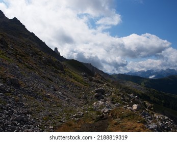 Walking In Fiemme Valley, Trentino Alto Adige, Italy