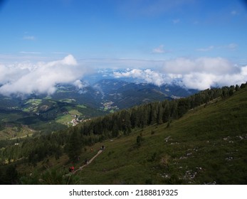 Walking In Fiemme Valley, Trentino Alto Adige, Italy