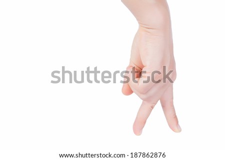 walking hand