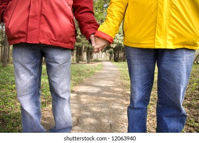 walking in the park