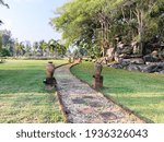 Walking path in the park
