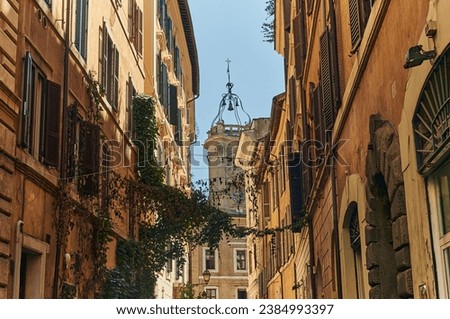 Walking through the streets of Rome, Italy