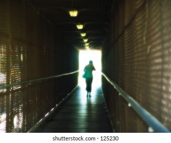 Walking towards the light