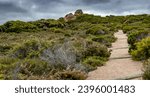 The walking trail between Hellfire Bay and Little Hellfire Bay, Cape le Grand National Park Western Australia.