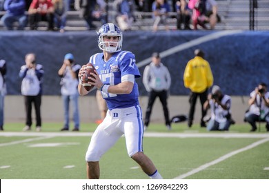 Walk-On's Independence Bowl, Shreveport, USA - 27 Dec 2018: QB Daniel Jones (17) During Game.