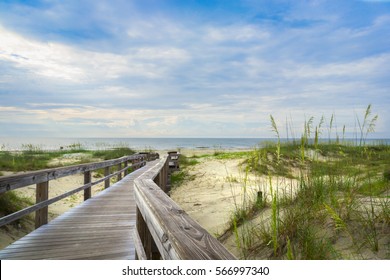 Walkway To Beach