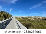 Walkway to the beach at Anastasia State Park, FL