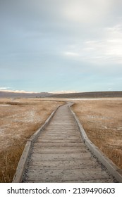 Walkway To Hot Springs In Bishop California