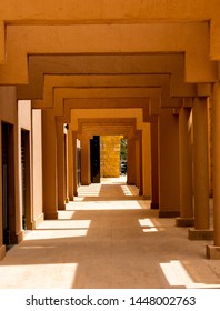 Walkway In The Ruins Of The Old City Of Riyadh, Saudi Arabia