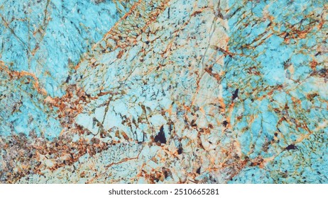 A wall abctract texture background  with a blue and brown color scheme. The wall has a textured surface and he is made of stone