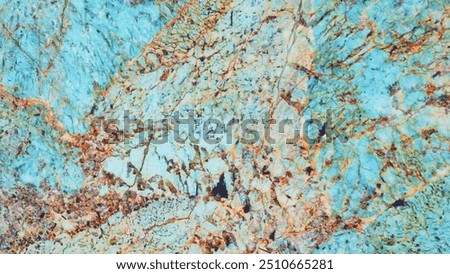 A wall abctract texture background  with a blue and brown color scheme. The wall has a textured surface and he is made of stone