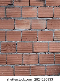 brick​ wall background texture portrait 