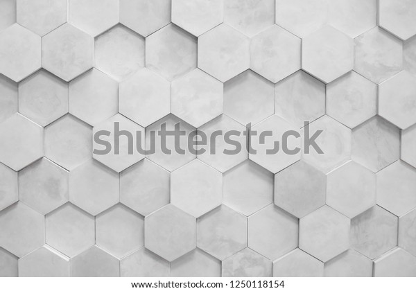 壁の背景 背景のテクスチャー テクスチャーのある六角形の壁 壁のダイヤモンド 白壁 の写真素材 今すぐ編集