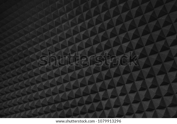 Wall Black Acoustic Panels Stock Photo (Edit Now) 1079913296